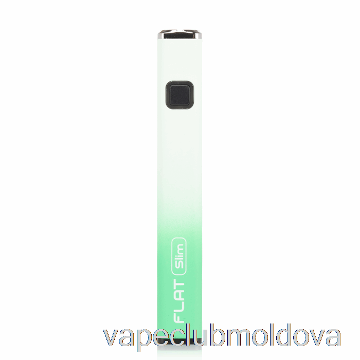 Vape Mod Yocan Flat Slim 350mah Baterie Verde Alb